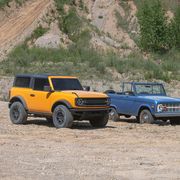 2021 ford bronco vs 1966 bronco
