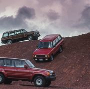 1990 jeep wagoneer, 1990 range rover, 1990 toyota land cruiser