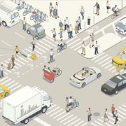 New York Street Illustration